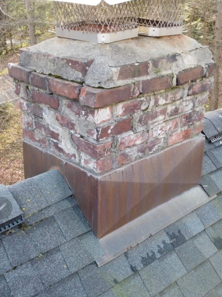 Chimney Rebuild, Woodbridge CT